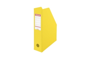 Esselte Magazine Holder Vivida PVC A4 70mm Yellow.